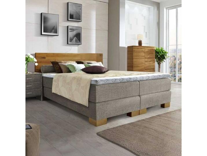 HOMELIV. Boxspringbett Salvatore Webstoff 180x200cm Box ohne Federung Härtegrad: H3 Dunkelgrau klassischer Stil HOMELIV. Boxspringbett Salvatore Webstoff 180x200cm Box ohne Federung Härtegrad: H3 Dunkelgrau klassischer Stil von HOMELIV