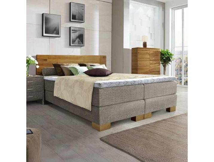HOMELIV. Boxspringbett Salvatore Webstoff 200x200cm Bonellfederkern-Box Härtegrad: H3 Dunkelgrau klassischer Stil HOMELIV. Boxspringbett Salvatore Webstoff 200x200cm Bonellfederkern-Box Härtegrad: H3 Dunkelgrau klassischer Stil von HOMELIV