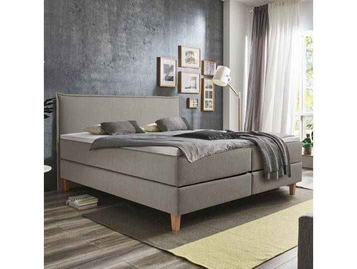 HOMELIV. Boxspringbett Zibo Webstoff 100x200cm Bonellfederkern-Box Härtegrad: H2 Hellgrau skandinavisch HOMELIV. Boxspringbett Zibo Webstoff 100x200cm Bonellfederkern-Box Härtegrad: H2 Hellgrau skandinavisch von HOMELIV