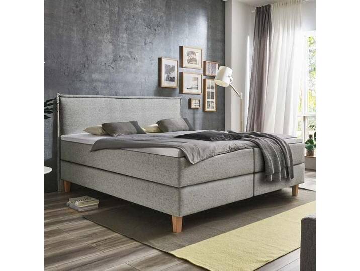 HOMELIV. Boxspringbett Zibo Webstoff 100x200cm Bonellfederkern-Box Härtegrad: H3 Hellgrau skandinavisch HOMELIV. Boxspringbett Zibo Webstoff 100x200cm Bonellfederkern-Box Härtegrad: H3 Hellgrau skandinavisch von HOMELIV