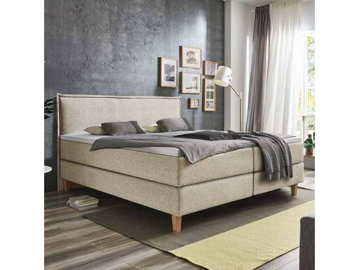 HOMELIV. Boxspringbett Zibo Webstoff 100x200cm Bonellfederkern-Box Härtegrad: H3 skandinavisch HOMELIV. Boxspringbett Zibo Webstoff 100x200cm Bonellfederkern-Box Härtegrad: H3 skandinavisch von HOMELIV