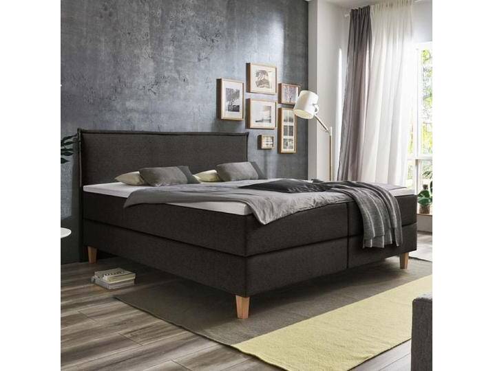 HOMELIV. Boxspringbett Zibo Webstoff 180x200cm Bonellfederkern-Box Härtegrad: H3 Braun skandinavisch HOMELIV. Boxspringbett Zibo Webstoff 180x200cm Bonellfederkern-Box Härtegrad: H3 Braun skandinavisch von HOMELIV