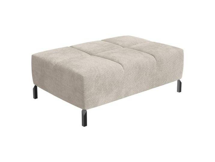 HOMELIV. Cambridge Polsterhocker 107x71x43cm Feincord Natur von HOMELIV