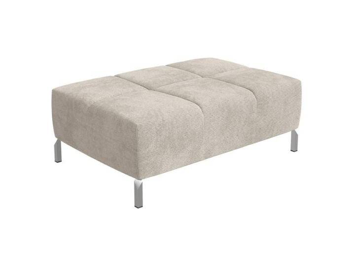 HOMELIV. Cambridge Polsterhocker 107x71x43cm Feincord Natur von HOMELIV