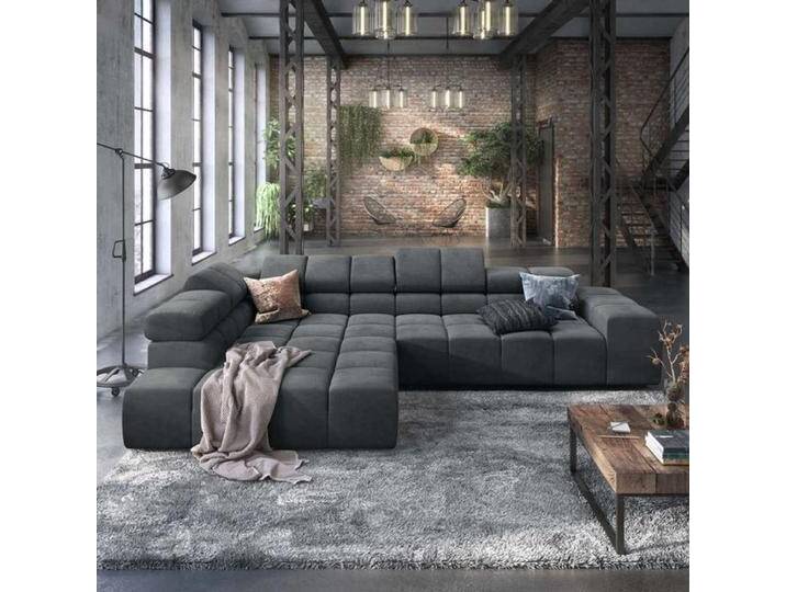 HOMELIV. Ecksofa Charlotta 319x215x82cm Webstoff HOMELIV. Ecksofa Charlotta 319x215x82cm Webstoff von HOMELIV