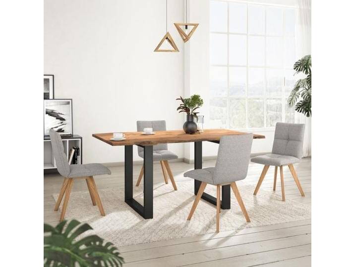 HOMELIV. Herbs Essgruppe 5-tlg. Tisch 160x90cm Natur Hellgrau HOMELIV. Herbs Essgruppe 5-tlg. Tisch 160x90cm Natur Hellgrau von HOMELIV