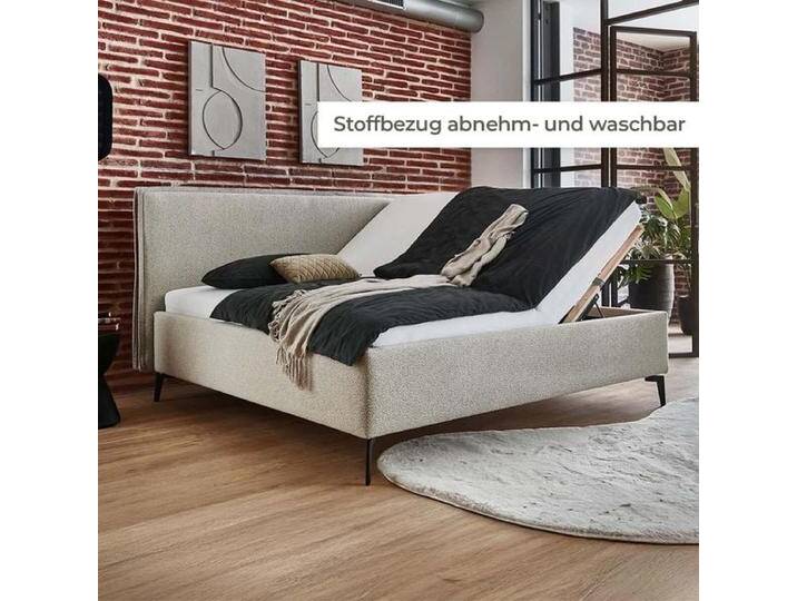 HOMELIV. Polsterbett Sheffield Komfort Webstoff mit Bettkasten und Lattenrost 140x200cm industrial, Mit HOMELIV. Polsterbett Sheffield Komfort Webstoff mit Bettkasten und Lattenrost 140x200cm industrial, Mit von HOMELIV