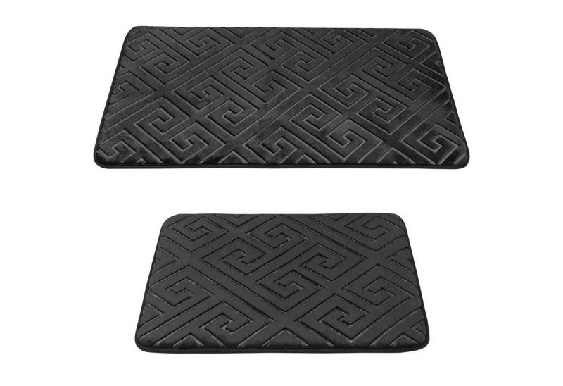 HOMELUX Badematte 2-teilig Badteppich Set Wasserabsorbierend Badematten von HOMELUX