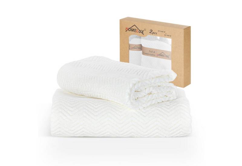 HOMELUX Handtuch Set 2 / 3 / 4 teilig Badetuch Set + Towel saugstarkes Frottiertücher Set, (Badetuch, 2-St), Saugstark mit griffiger Oberfläche von HOMELUX