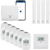 Homematic Ip - Starter Set Basic Heizungssteuerung mit Wandthermostat für 6 Heizkörper von HOMEMATIC IP