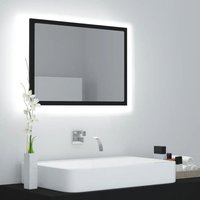 Maison Exclusive LED-Badspiegel Schwarz 60x8,5x37 cm Acryl Maison Exclusive LED-Badspiegel Schwarz 60x8,5x37 cm Acryl von HOMEMIYN