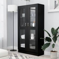 Maison Exclusive Vitrinenschrank Schwarz 82,5x30,5x150 cm Maison Exclusive Vitrinenschrank Schwarz 82,5x30,5x150 cm von HOMEMIYN