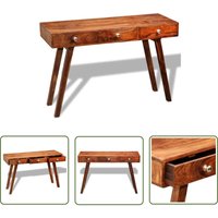 The Living Store Konsolentisch mit 3 Schubladen 76 cm Massivholz Palisander - Konsole Tisch - Wohnzimmermöbel - Holz Sideboard - Palissander von HOMEMIYN