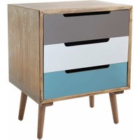 Pino Holzkiste mit Schubladen mit 3 farbigen Schubladen in Torres von HOMENESS