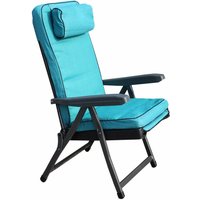 Renader -Stuhl mit entspannung entspannung entspannbar entspannen und Paradiesplapose Trolley - Azure von HOMENESS