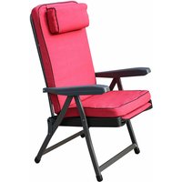 Renader -Stuhl mit entspannung entspannung entspannbar entspannen und Paradiesplapose Trolley - Red von HOMENESS
