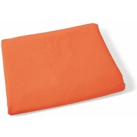 Homeness - Tischdecke 140x240 cm in wasserdichtem Polyesterzähler -Festplatte 12 Feststoff - Orange - Orange von HOMENESS