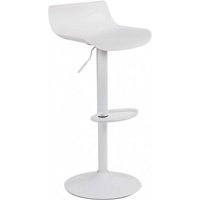Verstellbarer Stuhl mit Fußbett für innere Außenstangenmöbel mit Polypropylensitz und Polystahlstruktur - White - White von HOMENESS
