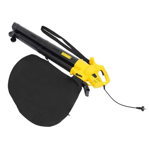 Elektrischer Laubsauger Handheld Blatt Gebläse 3000W Fangsack 35L Tragbar Laubbläser 15000rpm Leicht Leistungsstarker Hof Garten Gebläse von HOMEONENIC