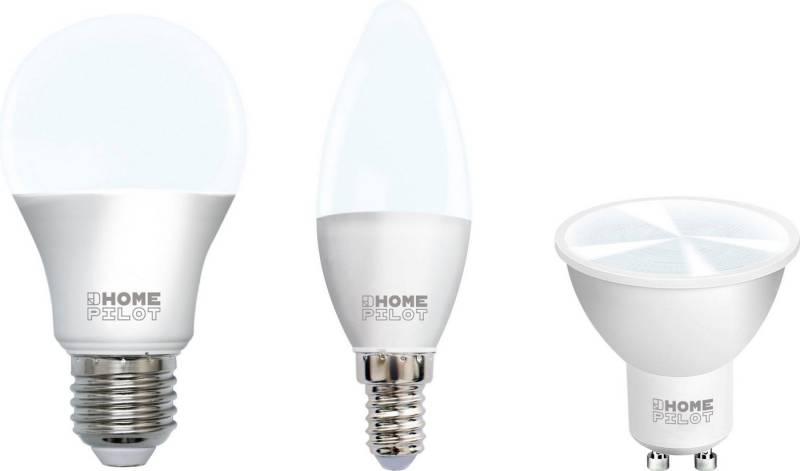 HOMEPILOT LED-Leuchtmittel addZ LED-Lampe E27 White and Colour, Farbwechsler, Kaltweiß, Warmweiß von HOMEPILOT