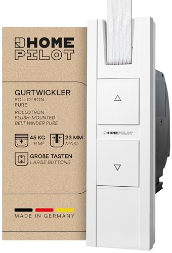 Home Pilot - Gurtwickler RolloTron pure | Elektrischer Gurtwickler zur bequemen Rolladensteuerung. Smart Home Rolladen Zubehör - auch zum nachrüsten geeignet! Home Pilot - Gurtwickler RolloTron pure | Elektrischer Gurtwickler zur bequemen Rolladensteuerung. Smart Home Rolladen Zubehör - auch zum nachrüsten geeignet! von HOMEPILOT