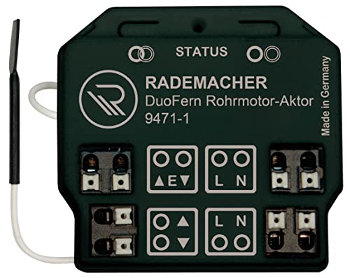 Rademacher DuoFern Rohrmotor-Aktor 9471-1 - Unterputz Funkaktor Für Rollladen-, Raffstore- Und Markisenmotoren, Smart Home Rolladenaktor (HOMEPILOT Nachfolgemodell Verfügbar) von HOMEPILOT