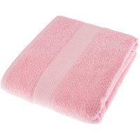 Homescapes - Frottee Strandtuch 100% Baumwolle rosa - Rosa von HOMESCAPES