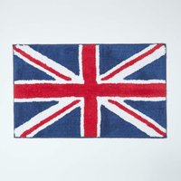 Badematte Union Jack 100% Baumwolle - Homescapes von HOMESCAPES