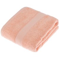 HOMESCAPES Frottee Duschtuch 100% Baumwolle pfirsich von HOMESCAPES