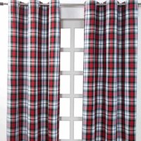 HOMESCAPES Gardinen mir Ösen Schottenmuster MacDuff 2er Set 100% Baumwolle, 137x117 cm HOMESCAPES Gardinen mir Ösen Schottenmuster MacDuff 2er Set 100% Baumwolle, 137x117 cm von HOMESCAPES