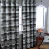 HOMESCAPES Gardinen mit Ösen Morocco grau im 2er Set, 140 x 140 cm HOMESCAPES Gardinen mit Ösen Morocco grau im 2er Set, 140 x 140 cm von HOMESCAPES