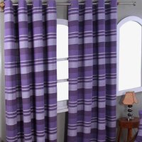 Gardinen mit Ösen Morocco mauve im 2er Set, 182 x 167 cm - Homescapes Gardinen mit Ösen Morocco mauve im 2er Set, 182 x 167 cm - Homescapes von HOMESCAPES