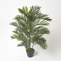 Homescapes - Künstliche Areca-Palme im Topf, 120 cm hoch - Grün von HOMESCAPES