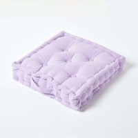 Sitzkissen Calico Mauve 40 x 40 cm - Homescapes von HOMESCAPES