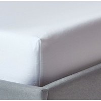 Homescapes - Spannbettlaken weiß 100% Bio Baumwolle, 120 x 190 cm - Weiß von HOMESCAPES