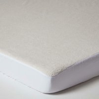 Homescapes - Warmes Unterbett - Kuschelige Fleece-Matratzenauflage 140 x 200 cm - Beige von HOMESCAPES