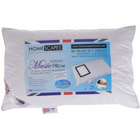 Homescapes - Waschbares Musikkissen 48 x 74 cm 85% Entenfedern 15% Daunen von HOMESCAPES