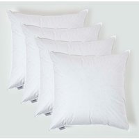 Homescapes - 4er-Set Füllkissen 80 x 80 cm – Kissenfüllung Entenfedern von HOMESCAPES