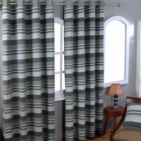 Gardinen mit Ösen Morocco grau im 2er Set, 230 x 170 cm - Homescapes Gardinen mit Ösen Morocco grau im 2er Set, 230 x 170 cm - Homescapes von HOMESCAPES