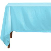 Homescapes - Tischdecke aus 100% Baumwolle, 138 x 228 cm, hellblau von HOMESCAPES
