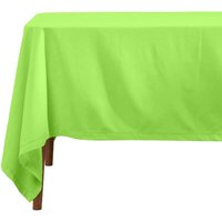 Homescapes - Tischdecke aus 100% Baumwolle, 138 x 228 cm, limette von HOMESCAPES