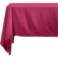 Homescapes - Tischdecke aus 100% Baumwolle, 138 x 228 cm, pflaume von HOMESCAPES