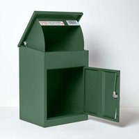Homescapes - smart parcel box™ Wand-Paketkasten Paketbox Paketbriefkasten Postkaten, Entnahme vorne, Grün Homescapes - smart parcel box™ Wand-Paketkasten Paketbox Paketbriefkasten Postkaten, Entnahme vorne, Grün von HOMESCAPES