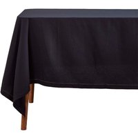Homescapes - Tischdecke aus 100% Baumwolle, 178 x 300 cm, schwarz Homescapes - Tischdecke aus 100% Baumwolle, 178 x 300 cm, schwarz von HOMESCAPES