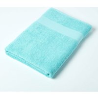 Homescapes - XXL-Handtuch aus türkischer Baumwolle, helles Türkis - Aqua von HOMESCAPES