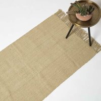 Homescapes - Zaphyr Jute Teppich 70 x 120 cm - Naturteppich aus 100 % Jute - Natur von HOMESCAPES