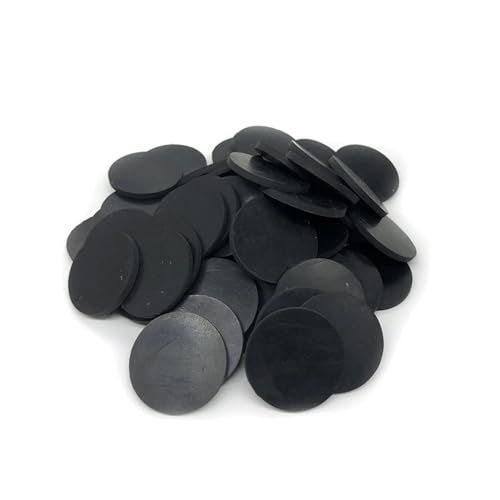 Gummiplatte Nitril NBR Dichtungen Solide Runde Pad Durchmesser 10/15/20/30/40/50/60/70/75/80/85/90/100mm Dicke 1/1,5/3mm 10 stücke (Color : 18mm, Size : 1.5mm) von HOMEXO