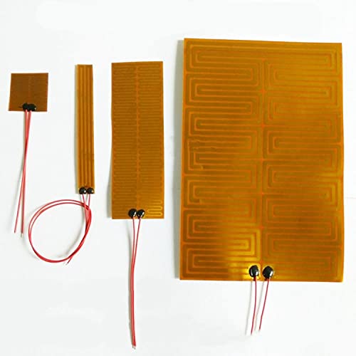 HOMEXO Eeletric PI Polyimid Film Heizung Heizelement 14-300mm 12V 24V for 3D Drucker Öl Tank Auto Abtauen Antibeschlag 1pc (Size : 100x150mm 24V 30W) von HOMEXO