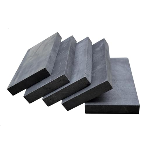 HOMEXO Graphitblöcke, hochreine 99,95% Graphitplatte, Graphitbarren, Laborschmierung, Hochtemperatur-Elektrodenplatte, EDM-Kohlenstoff-Graphitplatte, 1 Stück (Size : 100X200X5) von HOMEXO