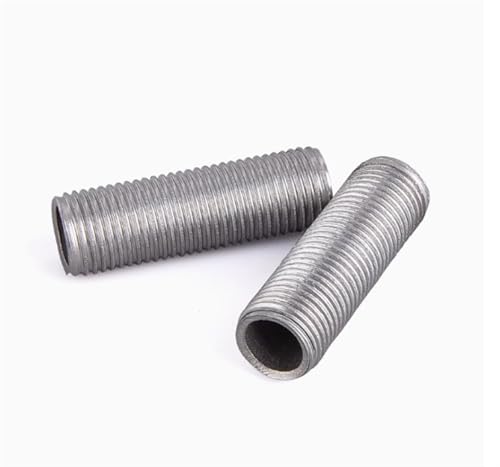 Hohle Kurze Gewindestange, 304 Edelstahl, Hohlschraube, Lampen-Verbindungsstange, Außengewindestange, 2 Stück(M10x30mm) von Mmgolhx